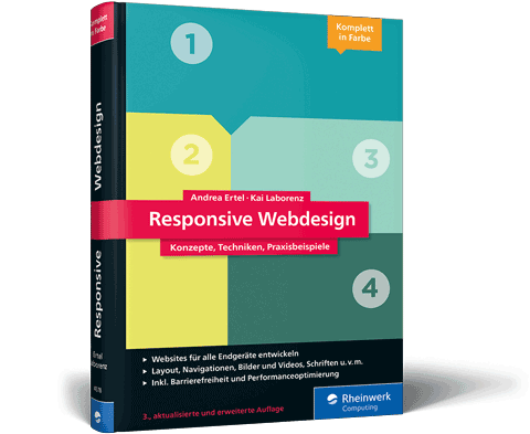 Cover Responsive Webdesign Buch - 3. Auflage